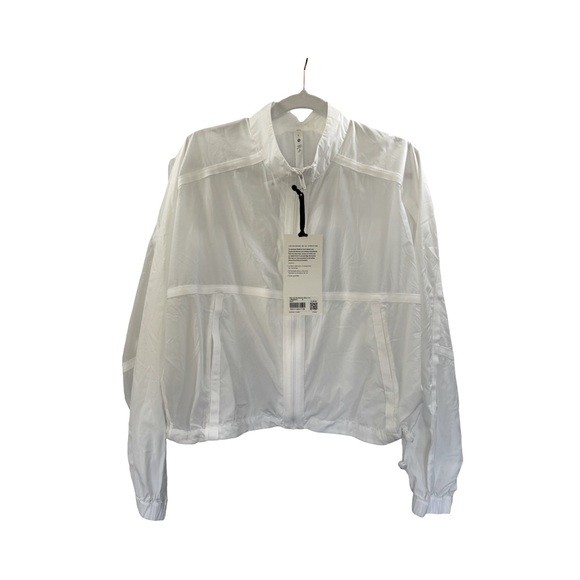 lululemon athletica Jackets & Blazers - Lululemon Slip Into the Moment Light short Jacket. White size 6 NWT